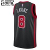 Barn Chicago Bulls Tröja Zach LaVine Nike 2023-24 City Edition Svart Swingman